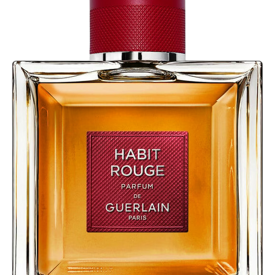 Habit Rouge Parfum by Guerlain perfume bottle